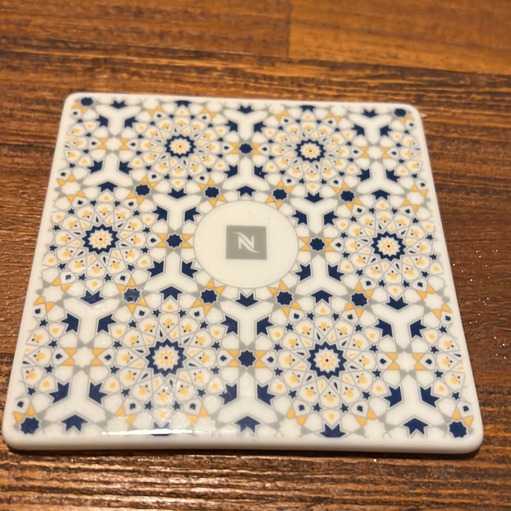 Nespresso porcelain coaster Istanbul use 1 times/ excellent condition